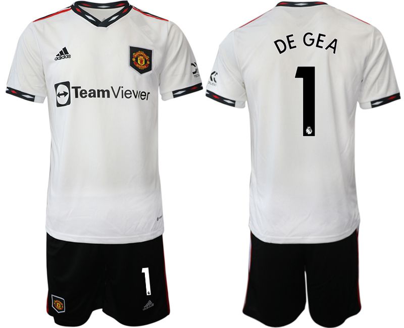 Men 2022-2023 Club Manchester United away white 1 Soccer Jersey